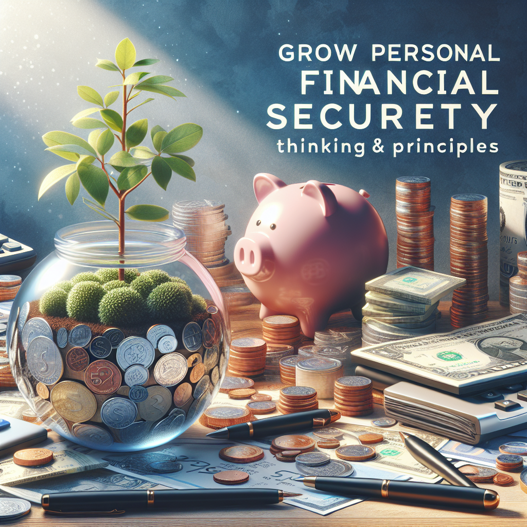 Grow personal financial security thinking & principles